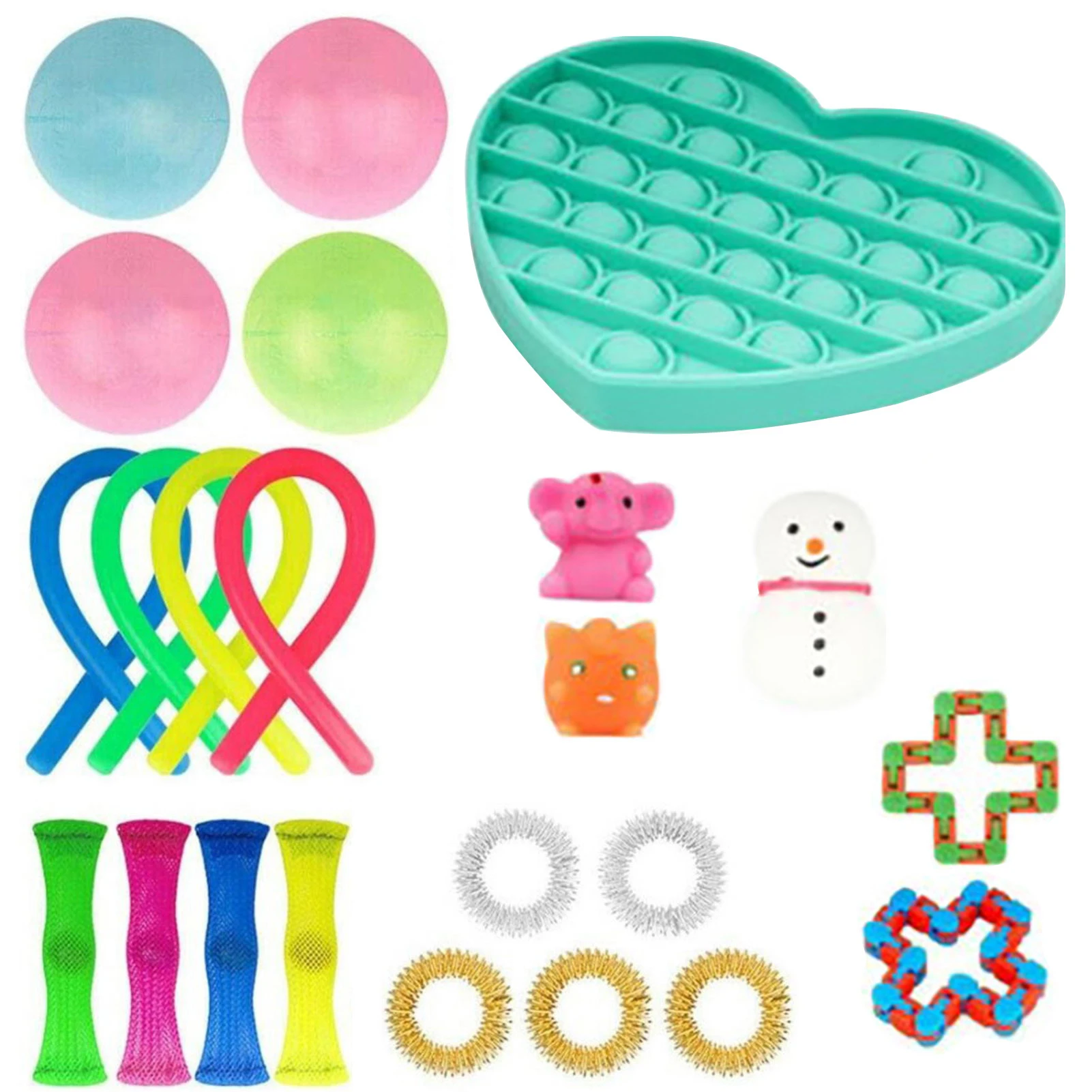 

Inches Random Color Wacky Tracks Stress Relief Sensory Toy Snap And Click Fidget Toys Birthday Gift For Kids charitable