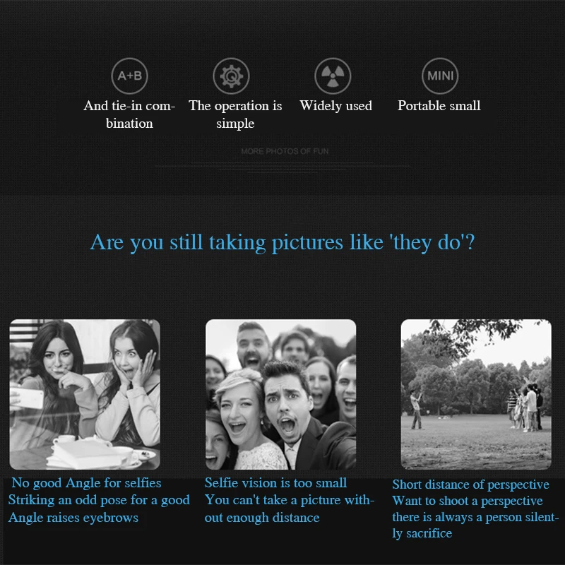 3 секционный многоцелевой мини штатив P для путешествий с шаровой головкой 360
