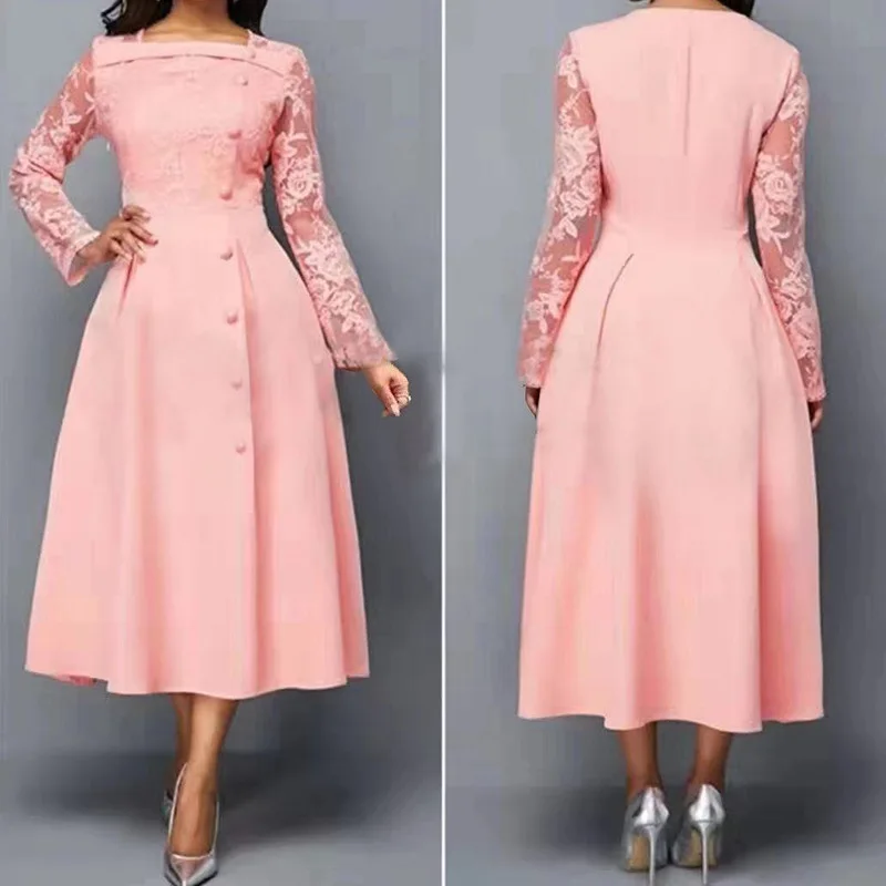 2019 Новое поступление осеннее элегантное модное платье в африканском стиле с