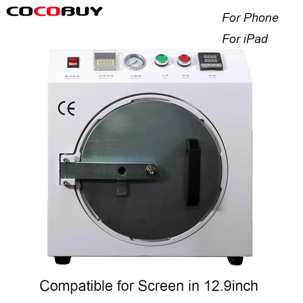 Removedor para Iphone Mesa de Tela Novecel Bolha Removendo Máquina 12.9 Polegada Samsung Ipad Toque Refurbish Oca