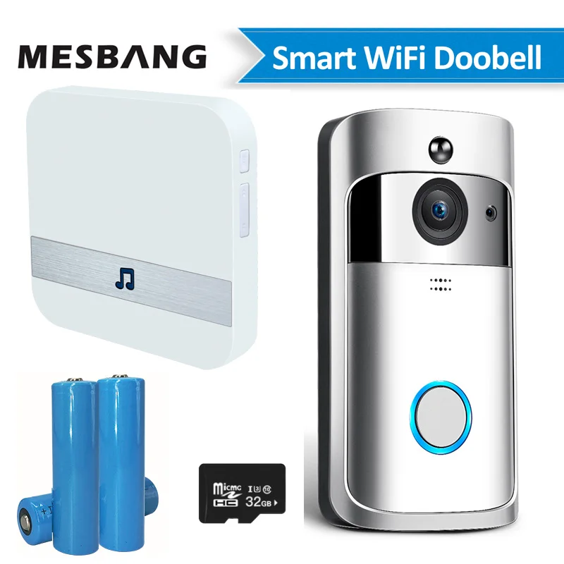 Option 7 Батарея питания wifi видео дверной звонок Камера дверь видео домофон телефон камера беспроводной дверной звонок видео дверной телефон камера домофона - Цвет: Option 7
