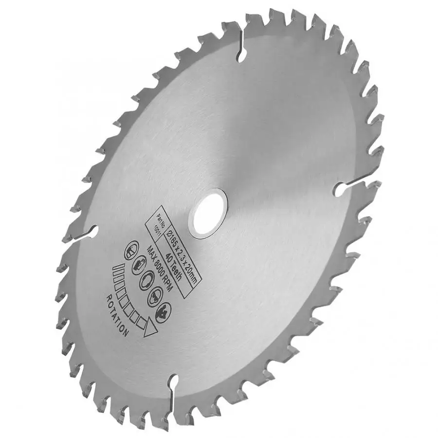 165mmx20mmx40T Circular Cut Saw Woodworking Tool Cutting Disc Blade High Quality | Инструменты