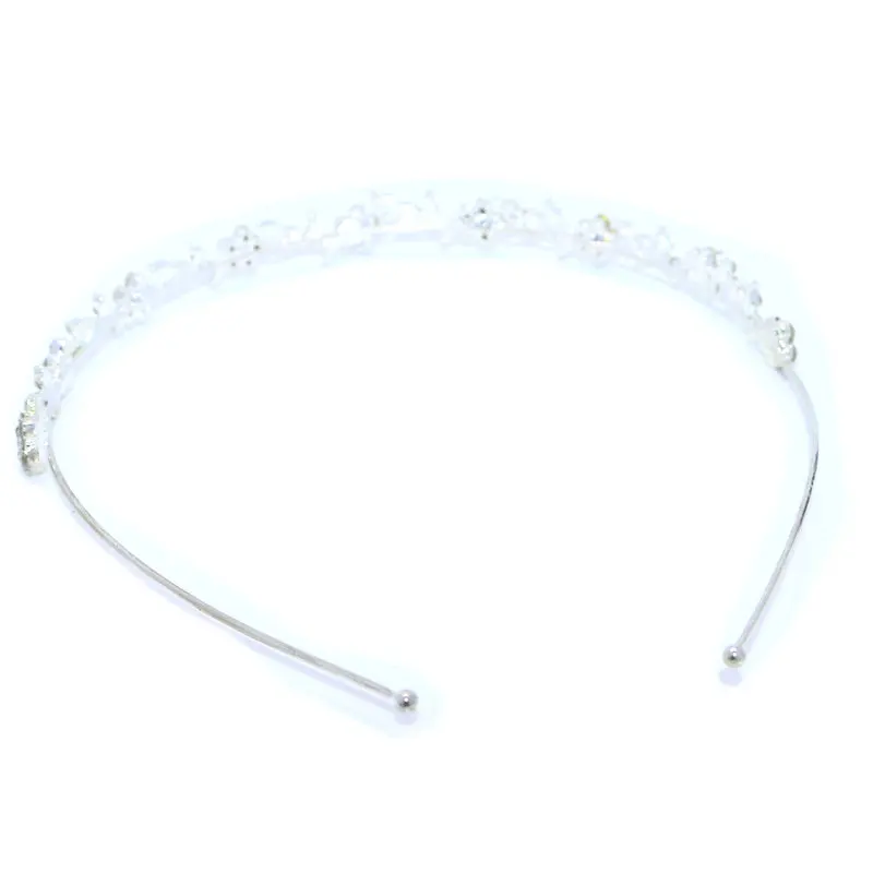 5 шт Посеребренная Хрустальная Свадебная повязка для волос диадема невесты