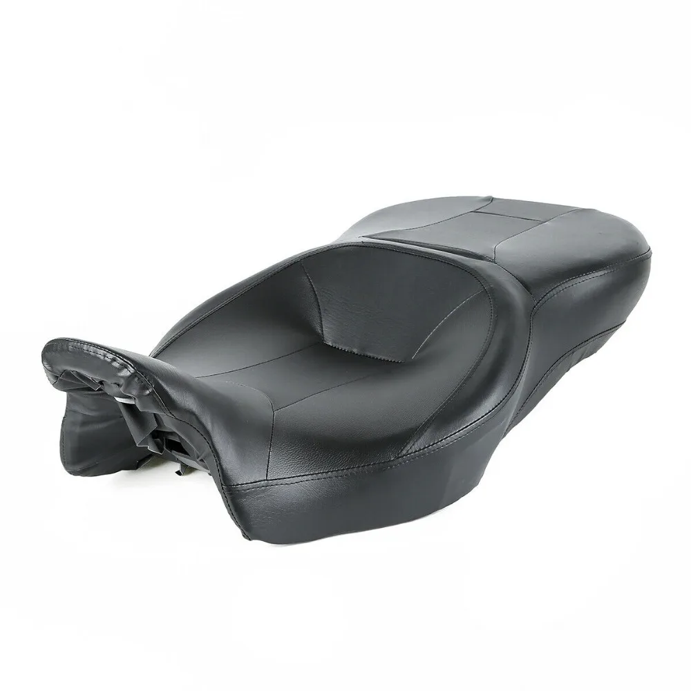 Black Мотоцикл Rider ПАССАЖИРСКОЕ СИДЕНЬЕ для Harley Touring Road King Electra Street Glide Ультра классическое FLHT FLHX FLHR FLTRX 14-19 18 17 - Цвет: Black
