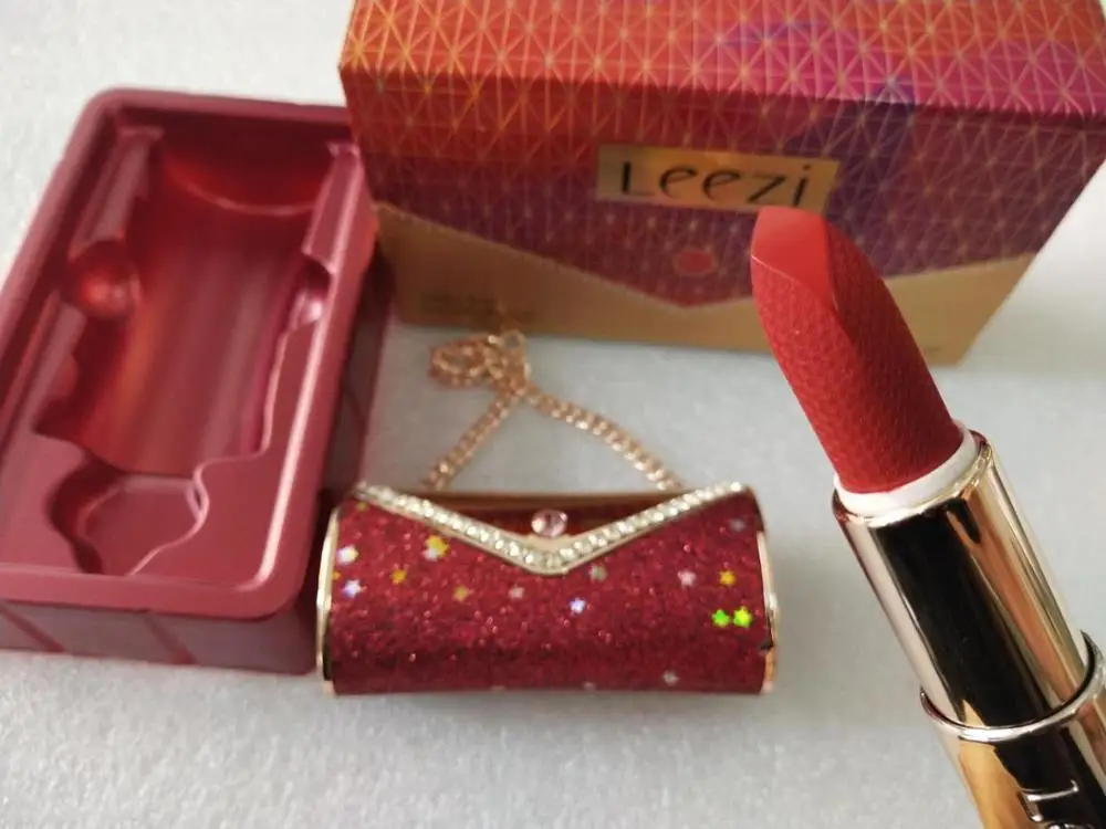 Блестящая губная помада Liz Bag бархатная матовая Douyin в стиле знаменитостей цвета