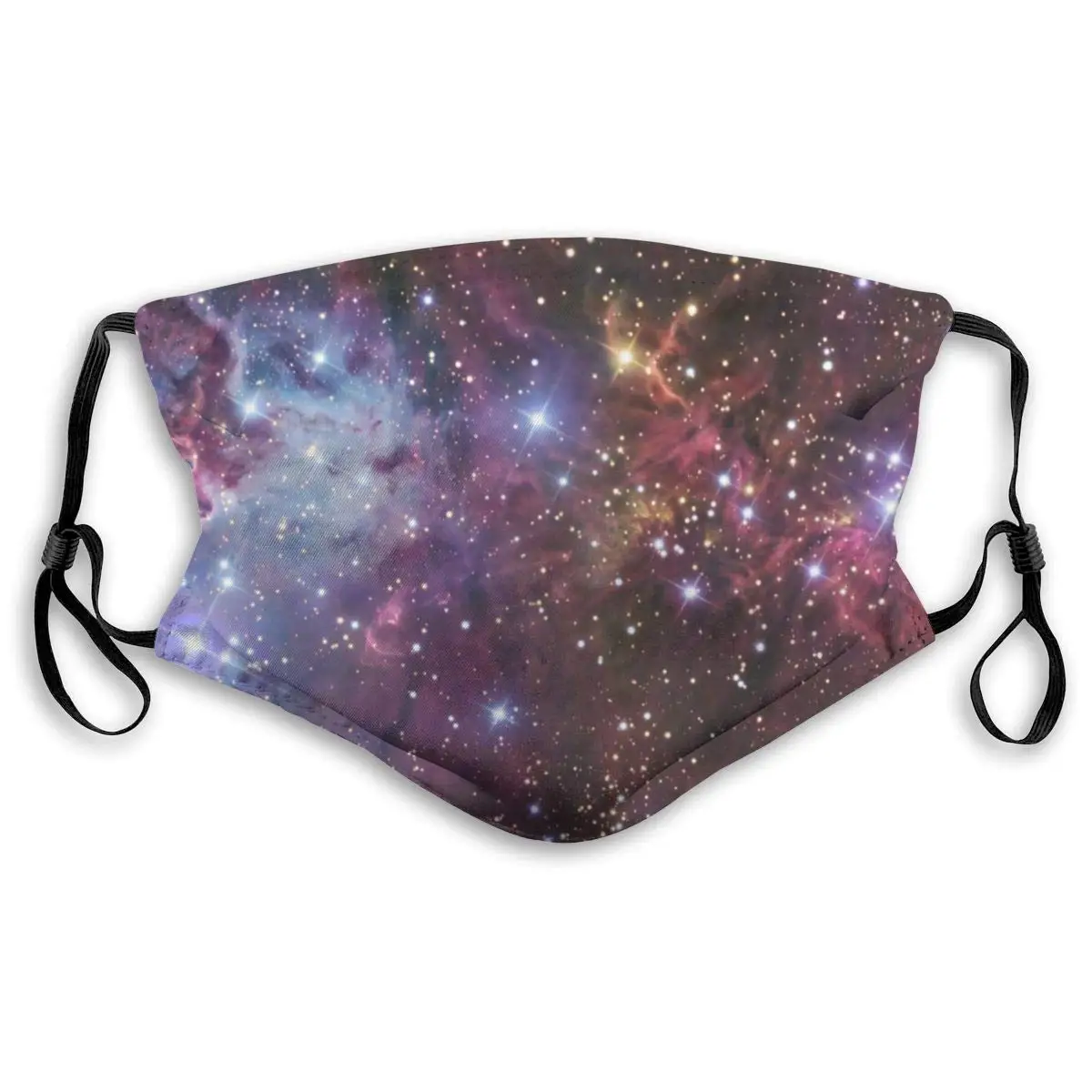 

Star Sky Washable Reusable Mask, Anti Dust Half Face Mouth Mask For Kids Teens Men Women With Adjustable Ear Loops
