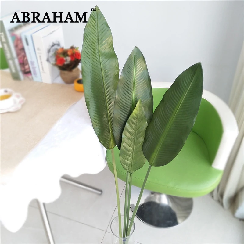 105 см пластиковые банановые листья Большая искусственная ветка дерева