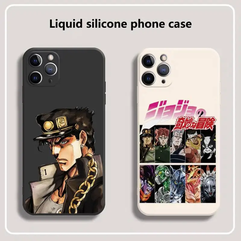 

JoJo's Bizarre Adventure Phone Case for iPhone 13 12 11 mini pro XS MAX XR 8 7 6 6S Plus X 5S SE 2020