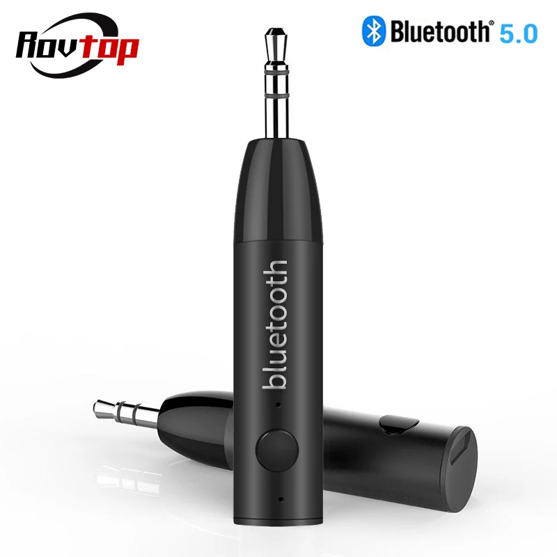 Беспроводной Bluetooth 5 0 автомобильный комплект Мини 3 мм разъем AUX свободные руки