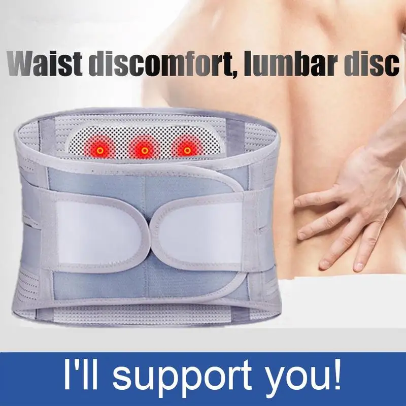 Ремень поддерживающий самонагревающийся с магнитной стальной пластиной для