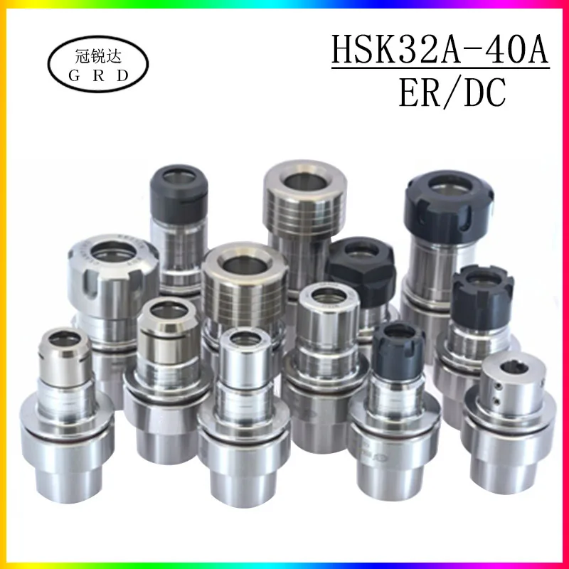 Высокоточный хвостовик патрона HSK32A HSK40A ER SK DC ER16 ER20 ER25 SK10 DC6 DC8 для шлифовки фрезы в