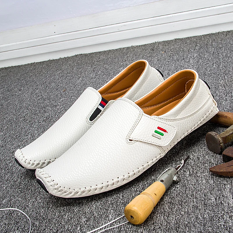 

Scarpa Uomo Men's Shoes Winter Classic Men Summer For Leather Fashion Man Casual White Sneakers Spring Large Size