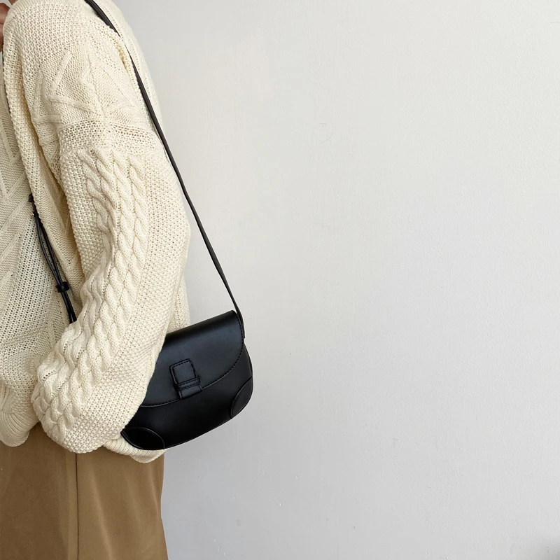2020 New Women Mini Thin Saddle Bag Brand Designer Ladies Shoulder PU Cover Vintage Female Crossbody Phone Whole Sale | Багаж и сумки