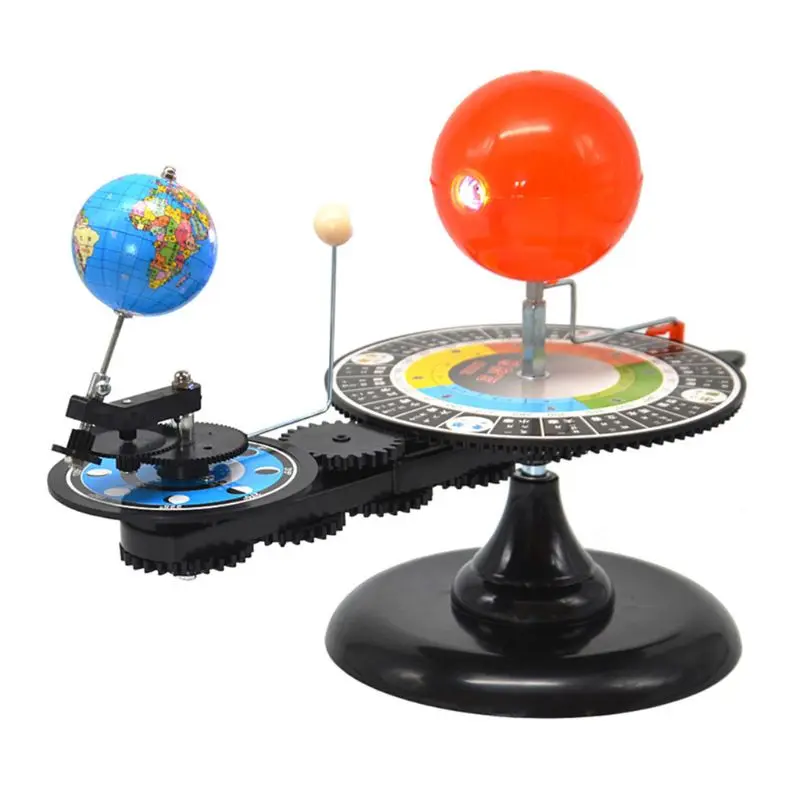 

Solar System Model DIY Globe Earth Sun Moon Orbital Planetarium Educational for Child Kid Toy Astronomy Science Kit Teaching