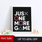 Самоклеящаяся настенная живопись Стикеры еще одну игру Плакаты геймер джойстик символы геймпад украшение для комнаты мальчиков