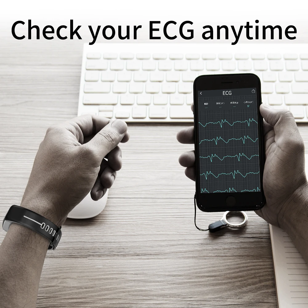 Смарт часы с функцией измерения ЭКГ пульса и температуры|Смарт-браслеты| |