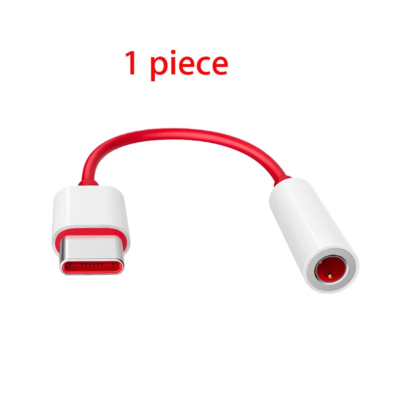 1 Piece Oneplus 7 pro 6T Тип C до 3,5 мм разъем для наушников конвертер usb type-C AUX аудио адаптер музыкальный конвертер Кабель - Цвет: 1 Piece