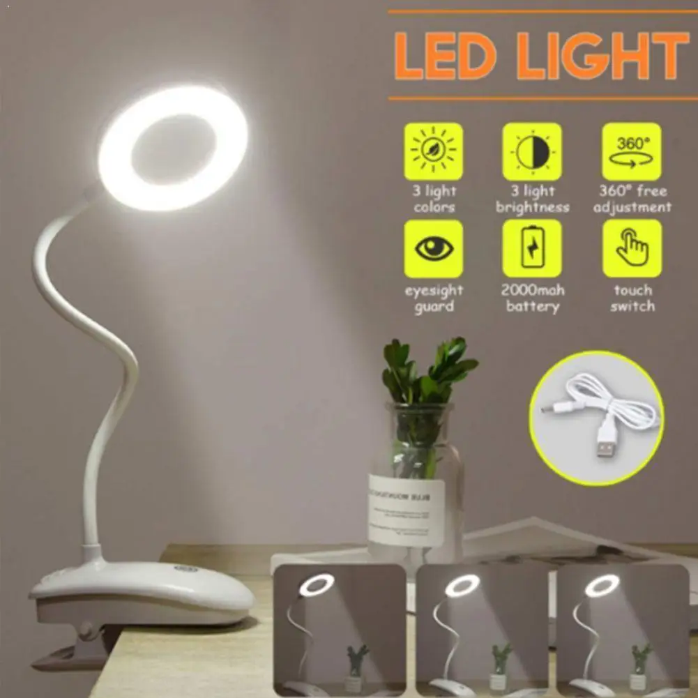 

Table Lamp Rechargeable Desk Lamp Study Lamp For Student Lamp Study Switch Flexible Table Modern Light Reading Desk B7H7