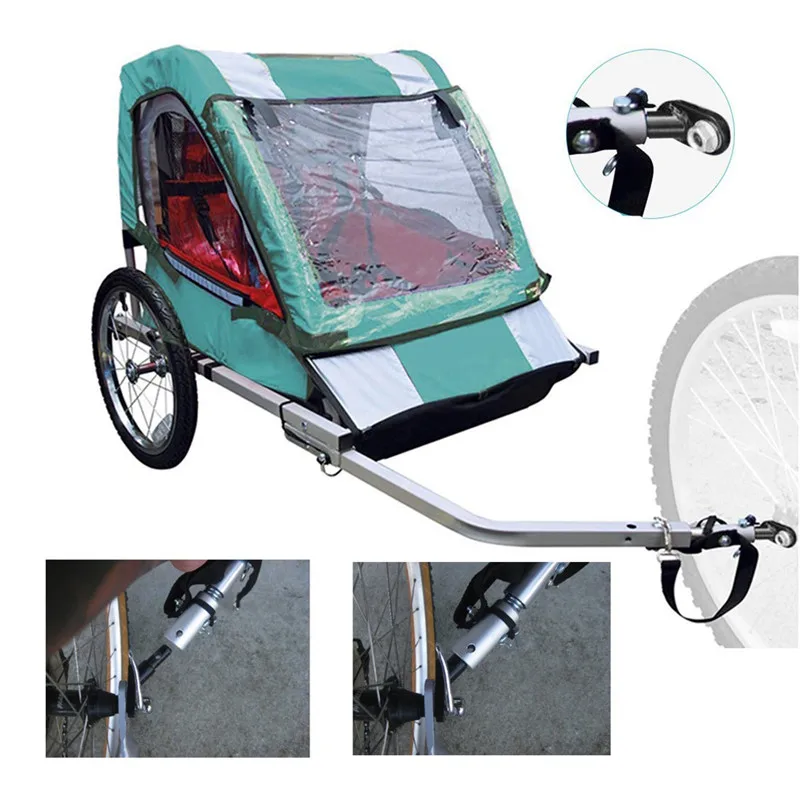 

Bicycle Kickstand Bike Trailer Steel Linker Bicycle Trailer Hitch Model Baby Pet Coupler Bike Hitch Linker Adapter