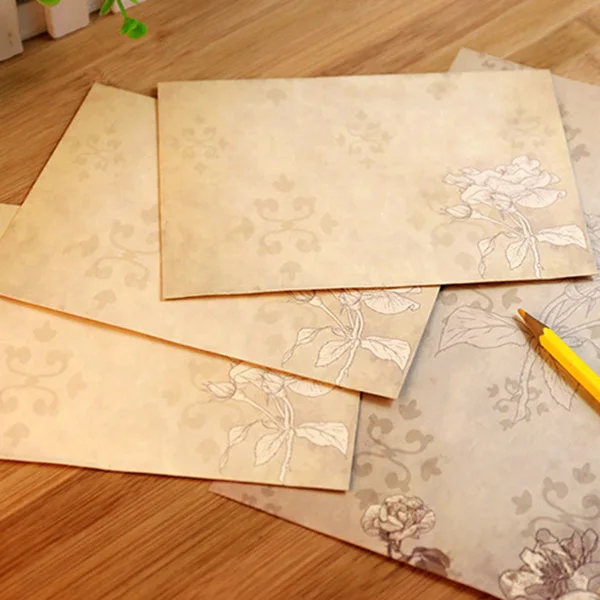 

40 Sheet Vintage Stationery Sets with Envelopes for Writing Letters