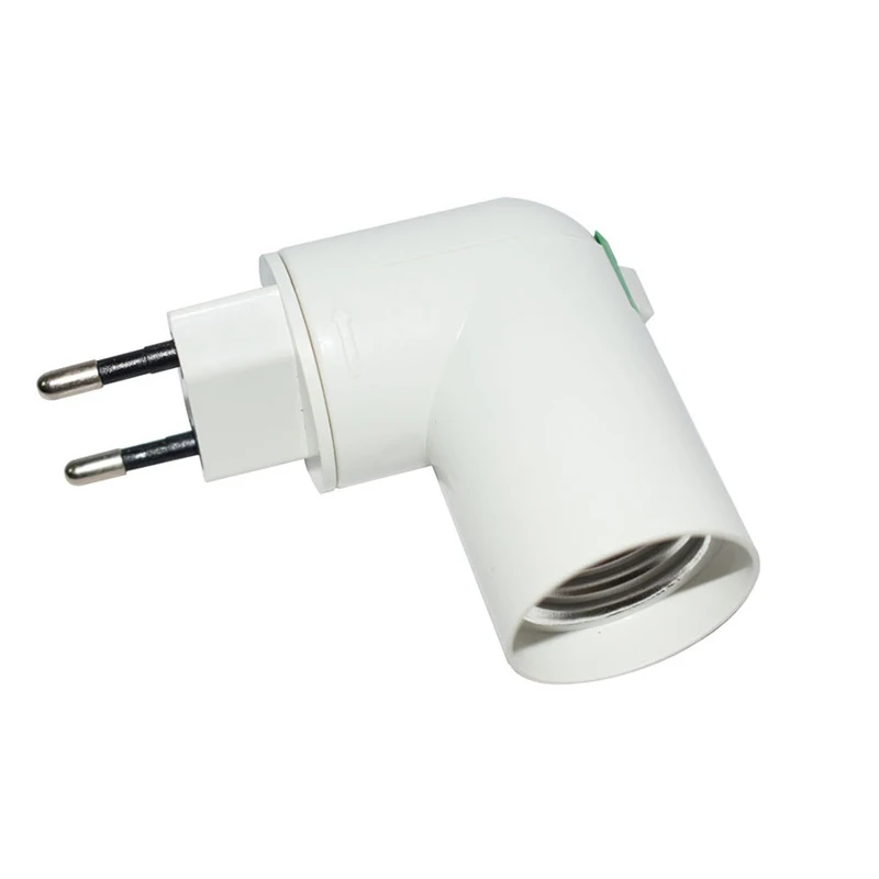 Огнестойкий материал 1 шт. цоколь E27 для штепсельной вилки европейского стандарта