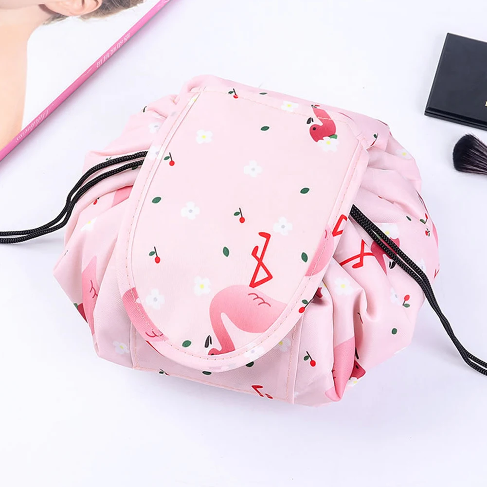 

Винтажный женский чехол для хранения, органайзер для макияжа с цветочным узором и животными, Женский чехол для хранения косметики