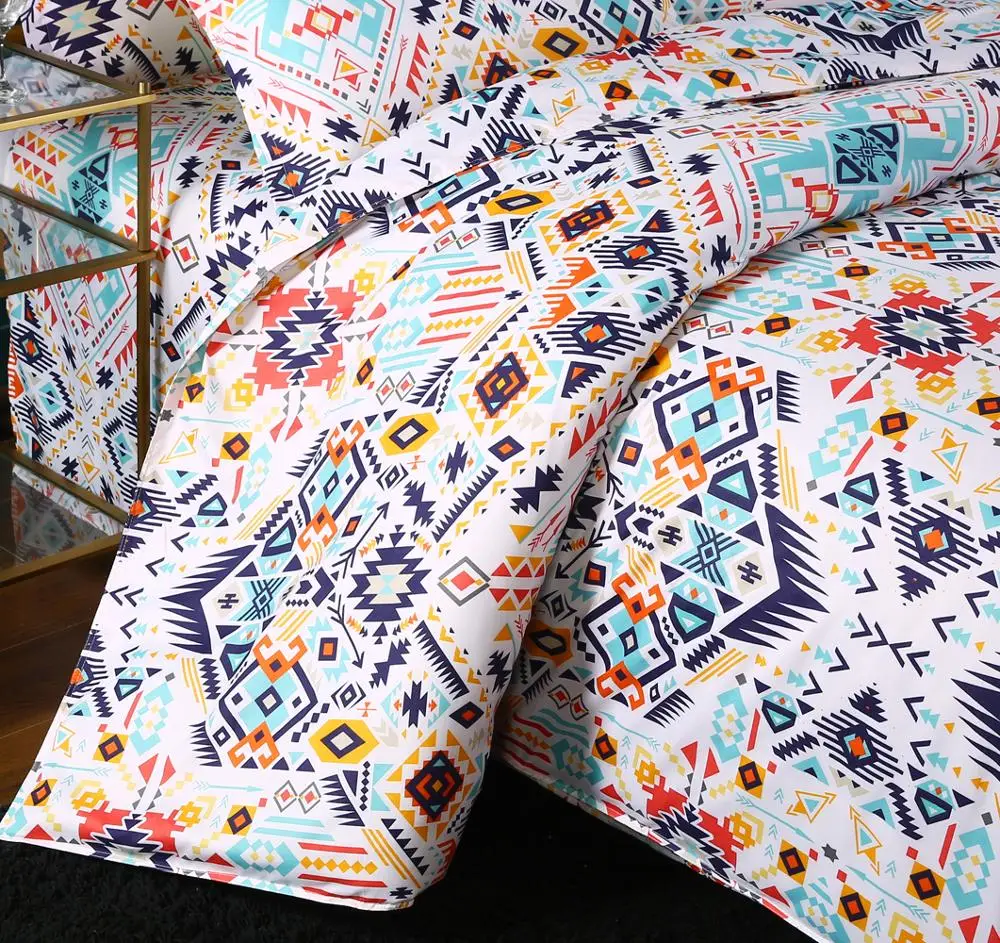 Комплект постельного белья Мандала спокойствия Винтаж в богемном стиле бохо шик