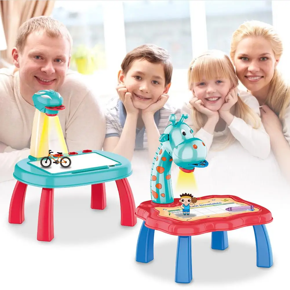 

Kids Drawing Board Projector Trace and Draw Projector Toy Draw with Light for Kids Educational Drawing Play Set Safe to Use Gira