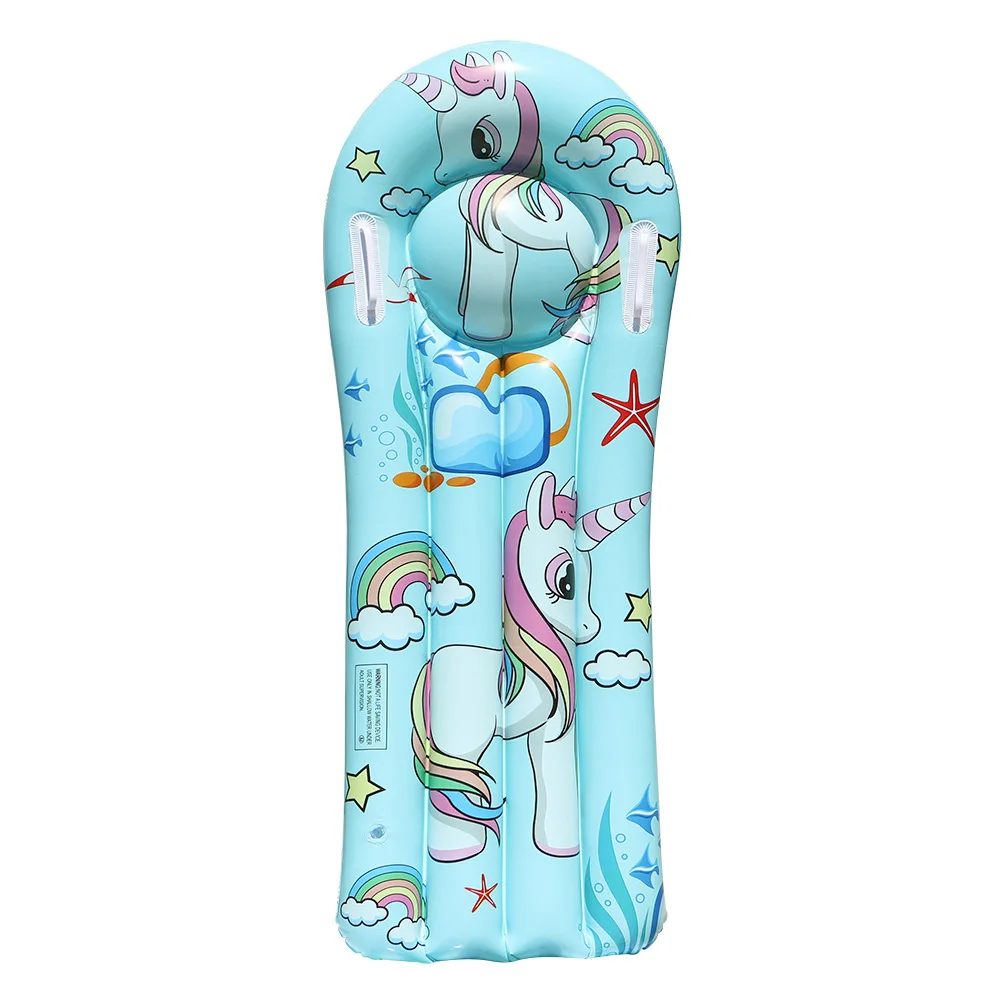 

Inflatable Floating Row Unicorn flamingo foreign trade PVC buoyancy board swimming in water inflatable surfboard for children