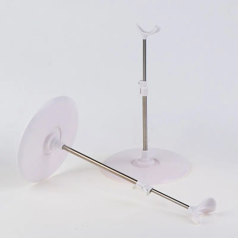 

Universal 36/42/48/60cm Dolls Stainless Steel Display Adjustable Stand Holder Doll Accessories new
