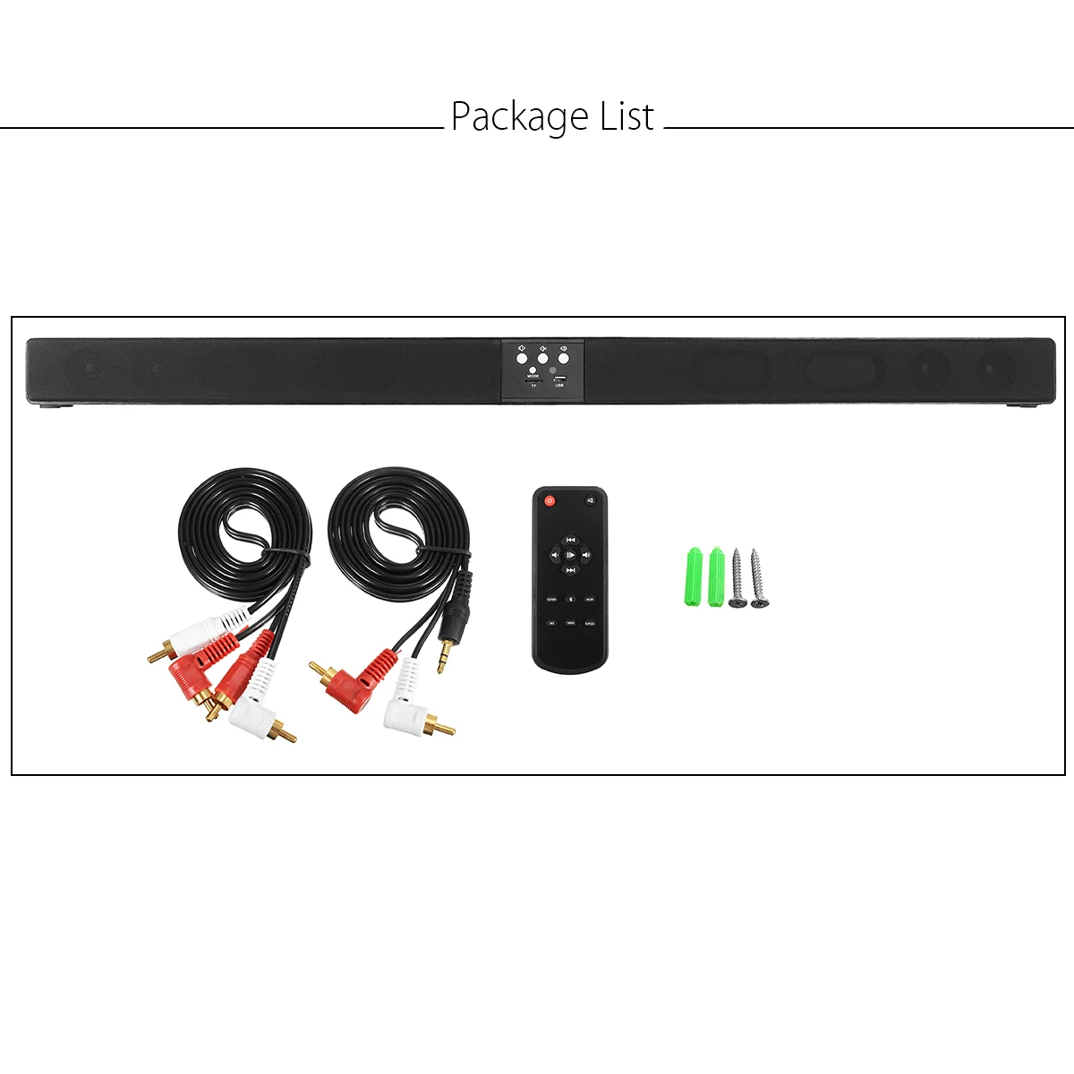Wireless bluetooth 4.0 Speaker Soundbar 108cm TV Sound Bar MP3 3D Surround Home Theater System Wall Mountable | Электроника