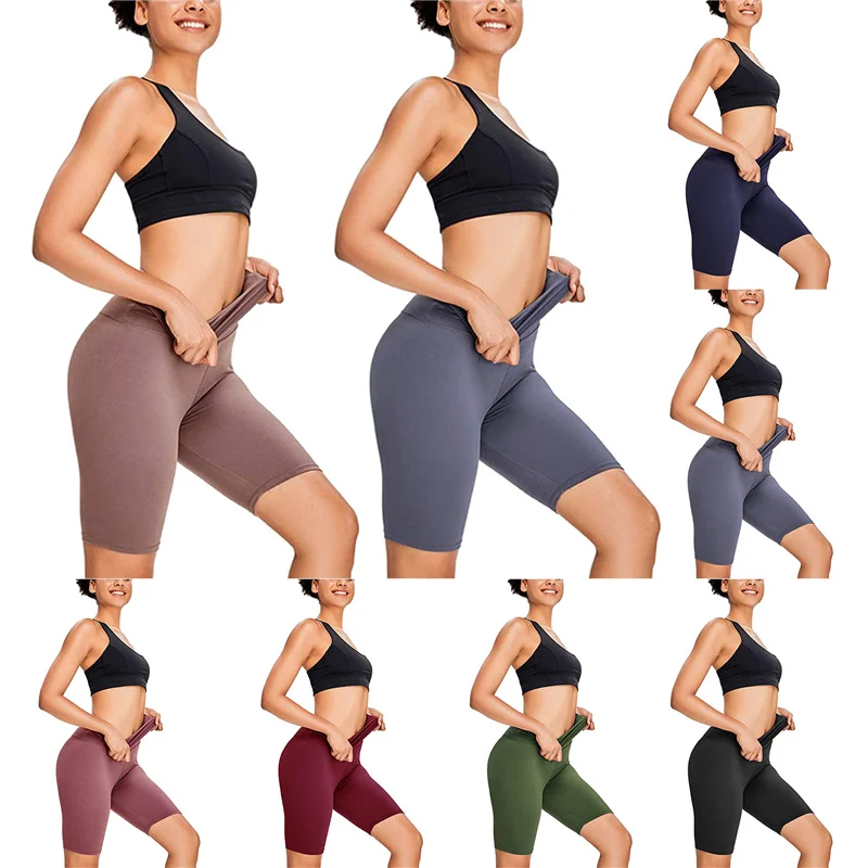 

2021 Hirigin Women Casual Close-fitting Shorts Printed Pattern Leggings for Sports Women Yoga Suit Sports Pants