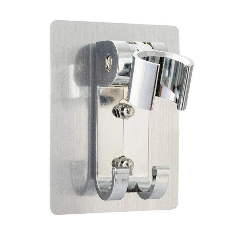 

Perforated shower bracket traceless sticker handheld shower head bracket plastic adjustable shower bracket 9x5x2cm