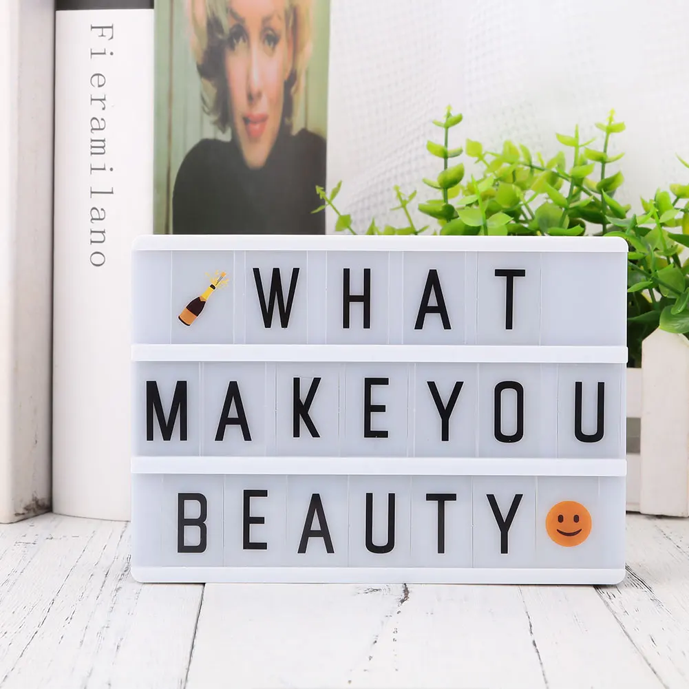 Декорации и сувениры для вечеринок 90 шт. A6 коробка букв самодельные цифры