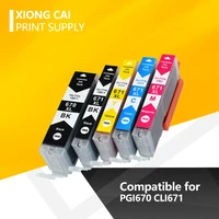 pgi670 cli671 compatible ink cartridges for canon pixma mg7760 mg7765 mg7766 inkjet printer pgi 670 cli 671 pgi 670 cli 671