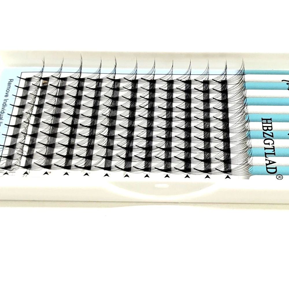 

NEW Handmade 10D Sharp Stem Thin Narrow Base Premade Fans Lash Pointy Base Premade Volume Fans Lash for Eyelash Extension