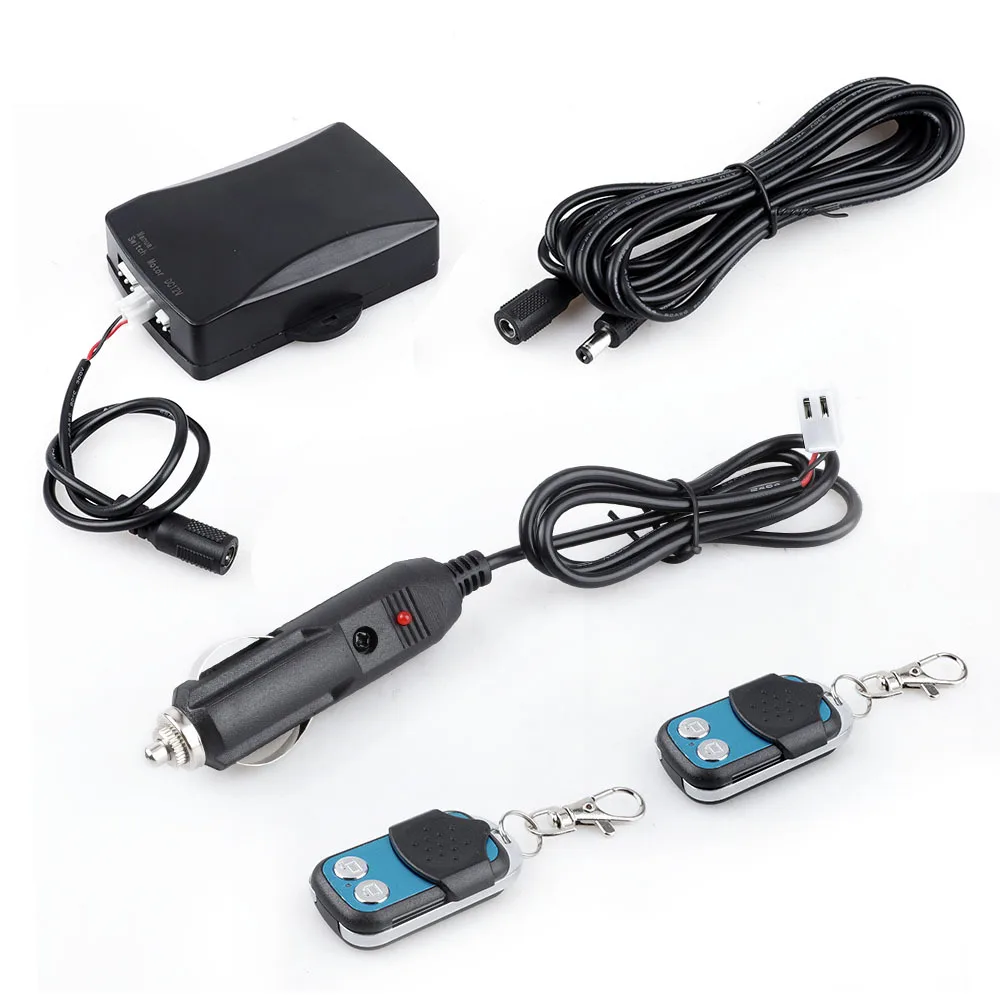 

Wireless Remote Control Kit 13" for Exhaust Muffler Electric Valve Cutout System Dump Remote Controller Switch Universal 12V Car