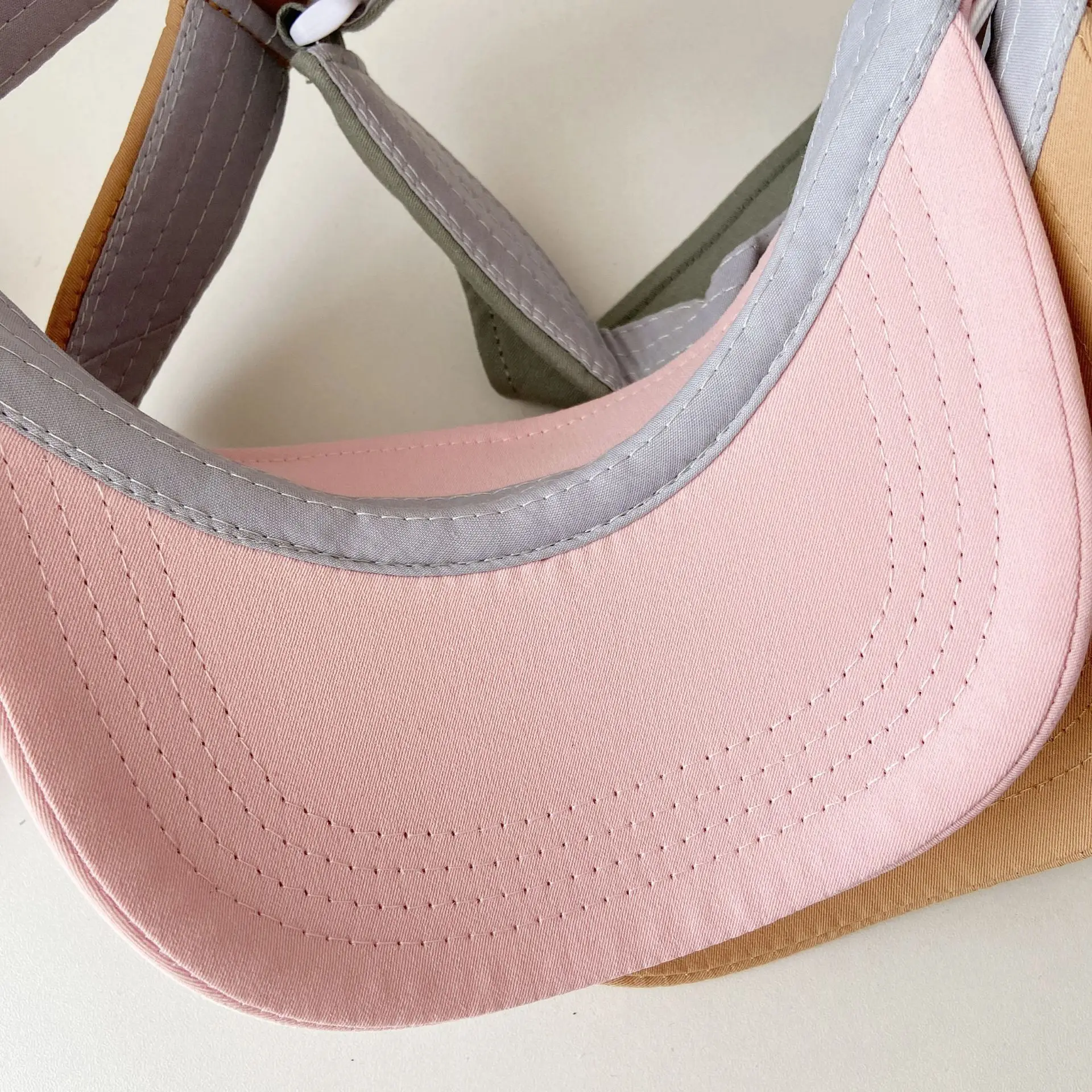 

2021 New Women Bow Tie Cotton Hat Adjustable Empty Top Hat Summer Sun Hat Outdoor Beach Hat