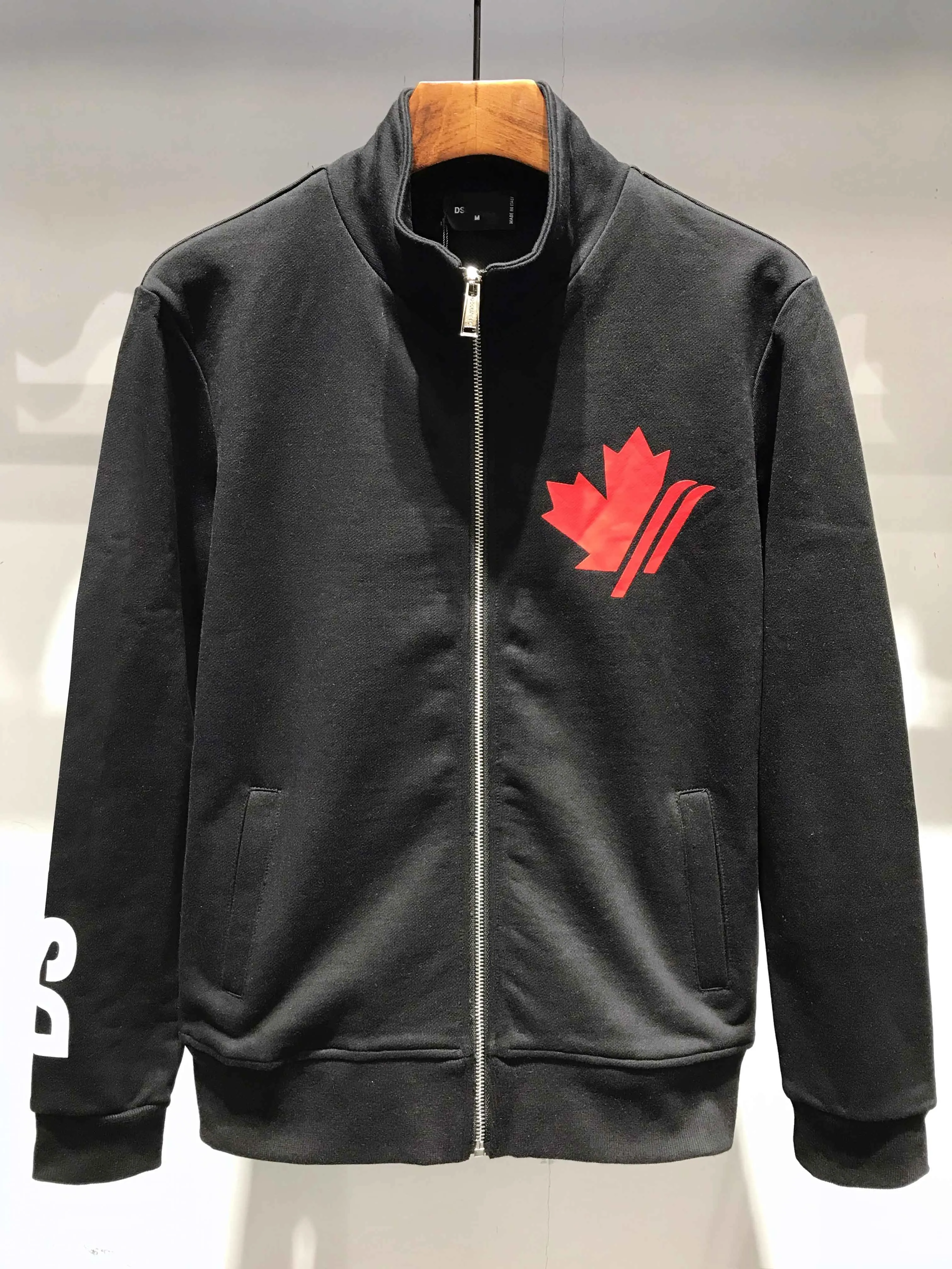 DSENQI новый DSQ куртки с капюшоном и принтом кофты унисекс Повседневная куртка