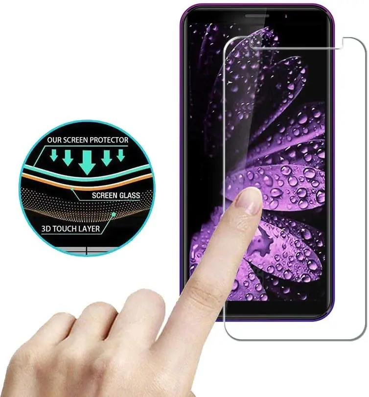 Закаленное стекло для Leagoo Z10 5 "2.5D защитная пленка взрывозащищенное прозрачное