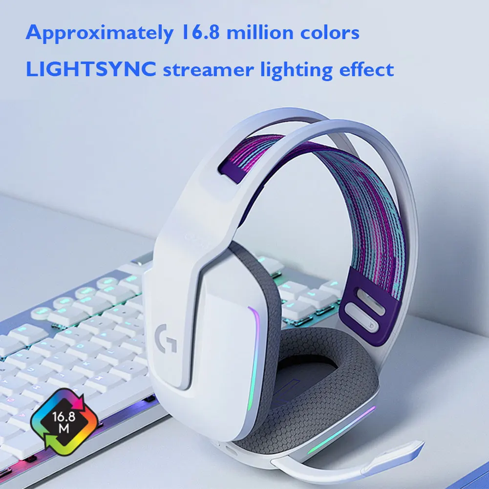 Беспроводные Игровые наушники Logitech G733 LIGHTSPEED RGB DTS с микрофоном для ноутбуков ПК