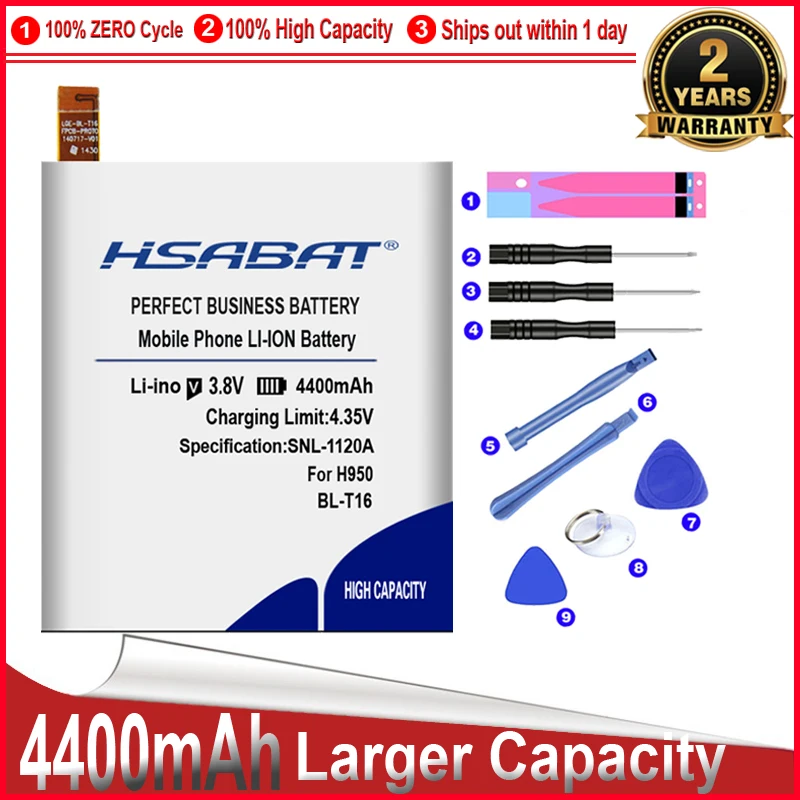 HSABAT 4400mAh BL T16 для LG H955A H959 G Flex 2 Vu 4 Vu4 H950 LS996 H955 US995 батареи|4 battery|batteries batteriesbattery for lg |