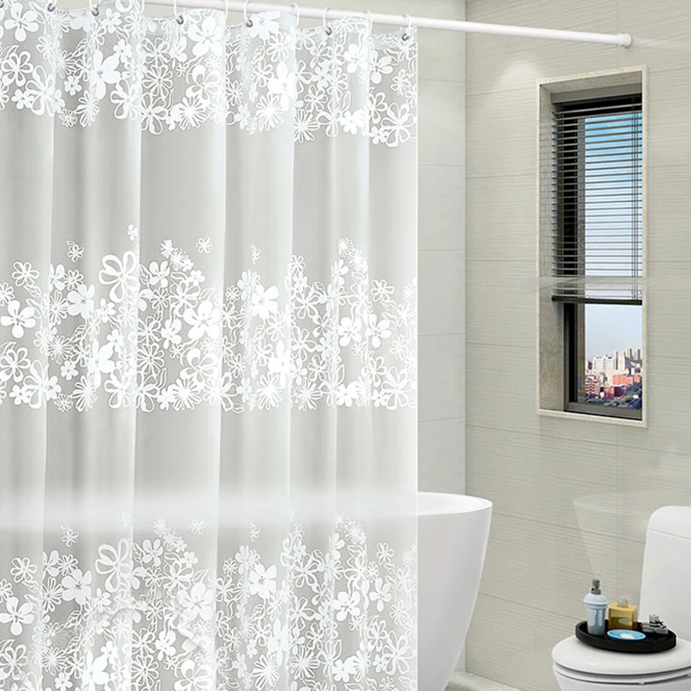 1.8x2M PEVA Thicken Shower Curtain Waterproof Bathroom Polyester Moisture-proof Partition | Дом и сад