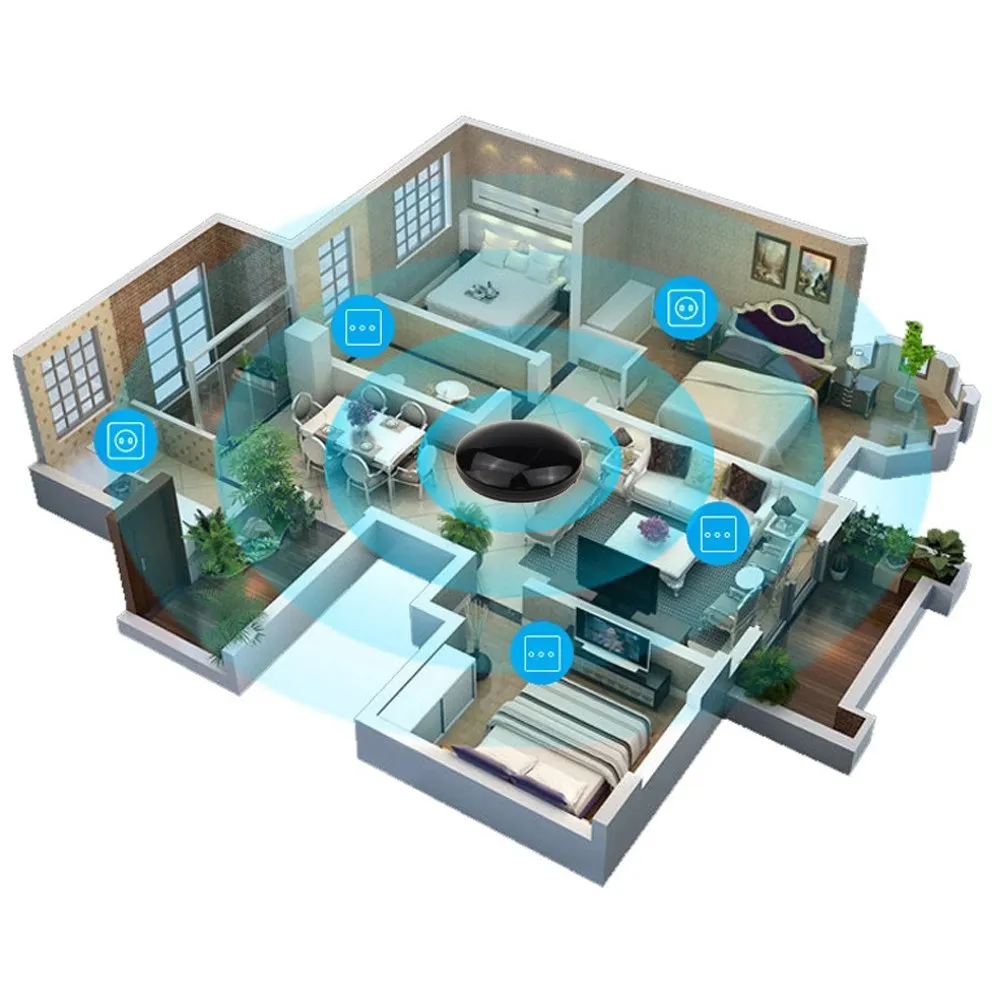 

TYPE-C Smart IR Infrared Remote Control WiFi IR Blaster Controller Universal Repeater Hub Household Sensor Compatible for Alexa