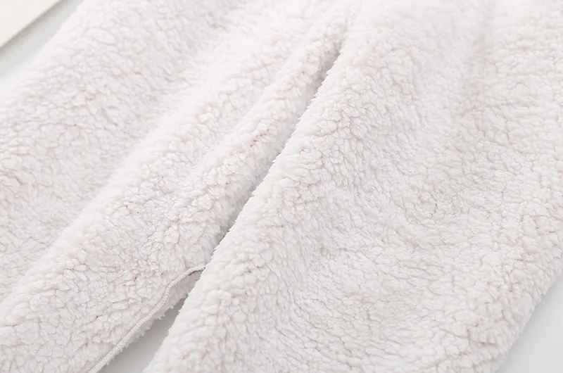 Зимние женские хлопковые утолщенные спортивные штаны из овечьей шерсти