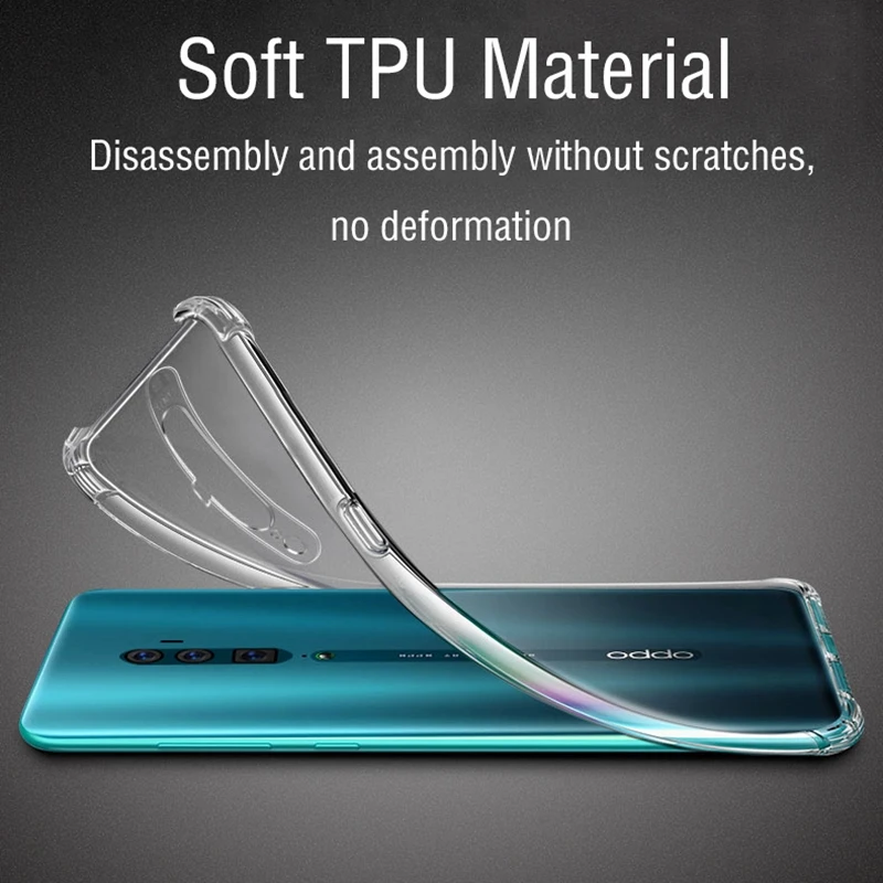 Phone Case for OPPO Realme 3 5 Pro XT X2 K3 K5 Q Silicone Shockproof Transparent Protection Back Cover Fundas Coque | Мобильные