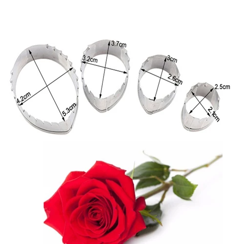 

Набор для декорирования торта силиконовые формы розы CS377