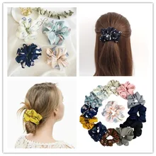 Anneau de cheveux coloré pour femmes, 1 pièce, bandeau de cheveux rayé, couvre chef solide, accessoires de cheveux  (3)