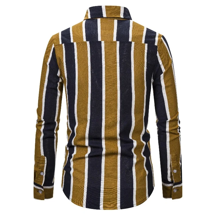 Мужская брендовая необычная модная оригинальная деловая Повседневная рубашка в