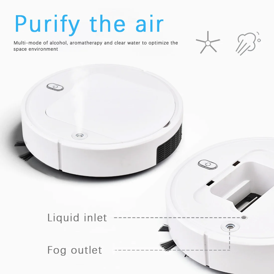 

2020 new spray type intelligent sweeping robot 4500PA with ultraviolet disinfection function intelligent robot Vacuum Cleaner